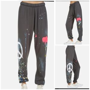 Lauren Moshi Tanzy Brush Peace sweatpants